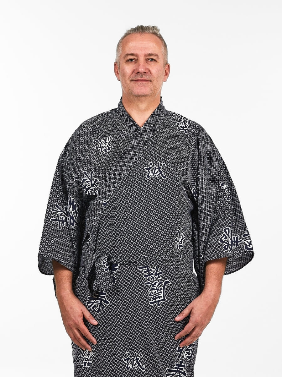 Yukata Kimono Yorokobi för män
