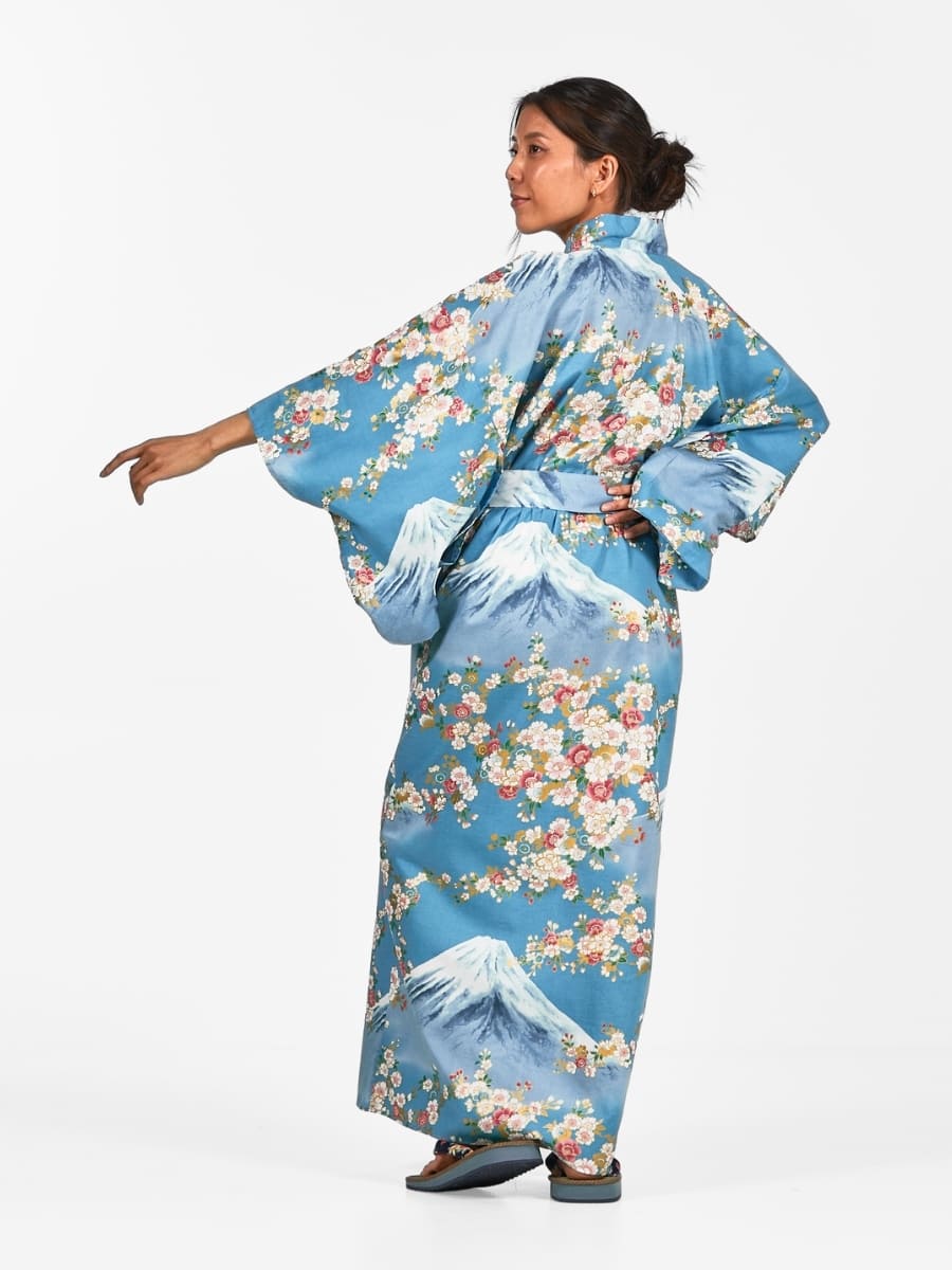 Yukata Kimono för kvinnor Fujisan no Sakura