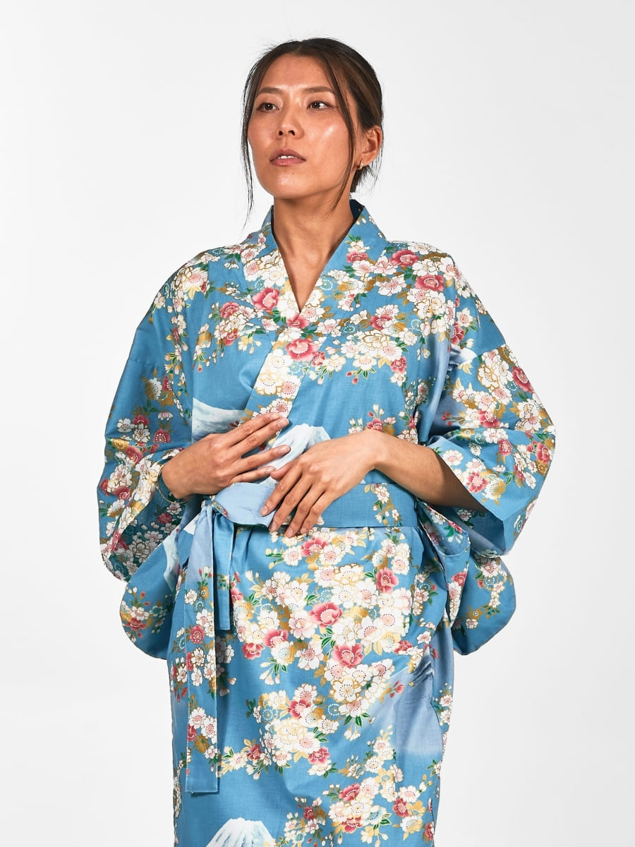 Yukata Kimono för kvinnor Fujisan no Sakura