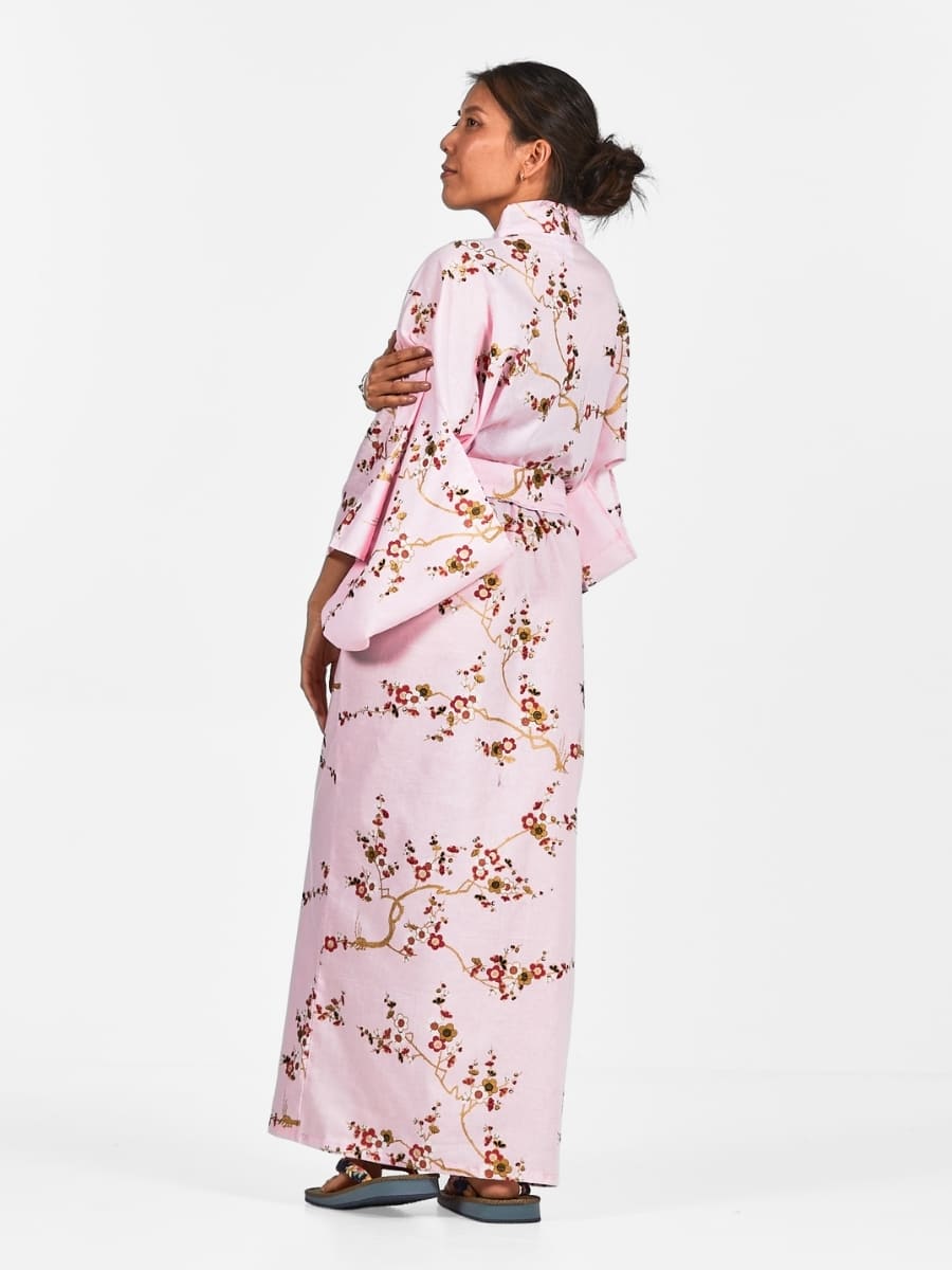 Yukata Kimono för kvinnor Ōgonbai