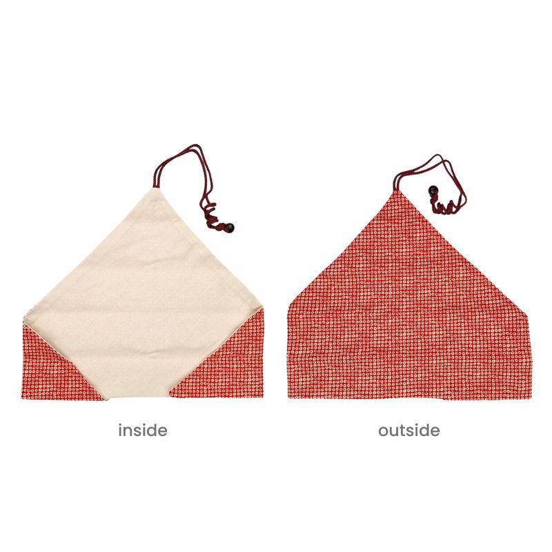 Japanskt rött ätpinnfodral - Kanoko