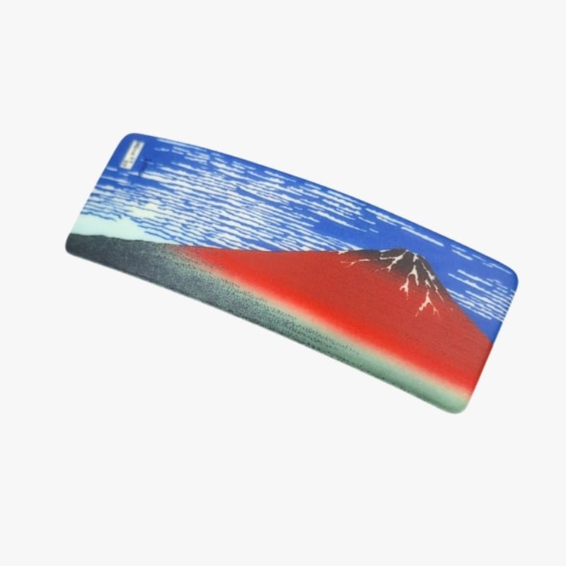 Fuji-berget Japanskt hårspänne Röd