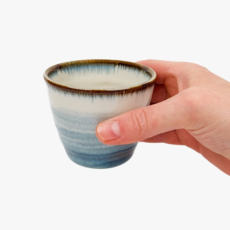 Blå Hakeme japansk mugg