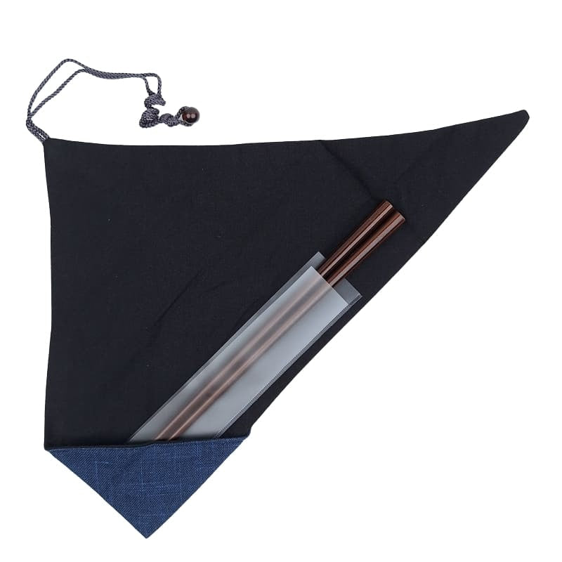 Blå japanska ätpinnar Fodral