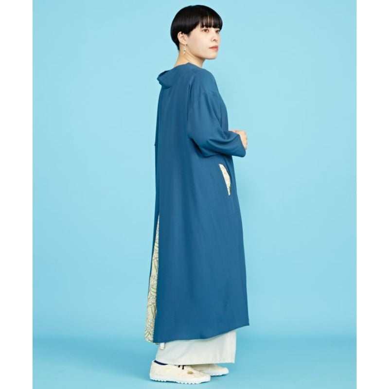 Blå Modern Japansk Klänning En storlek