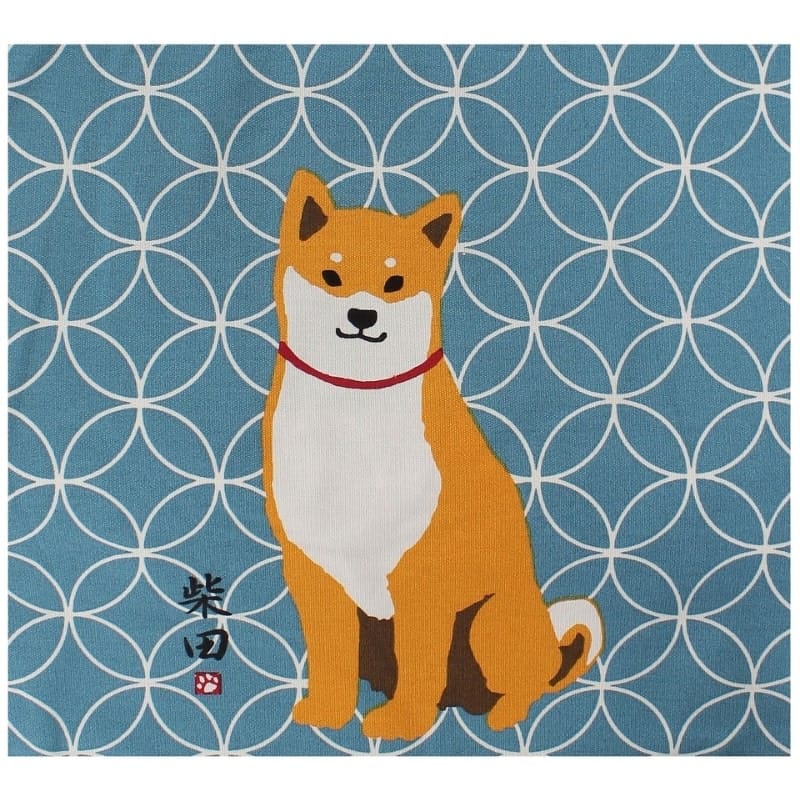Blå Tote Väska Shiba Shippo