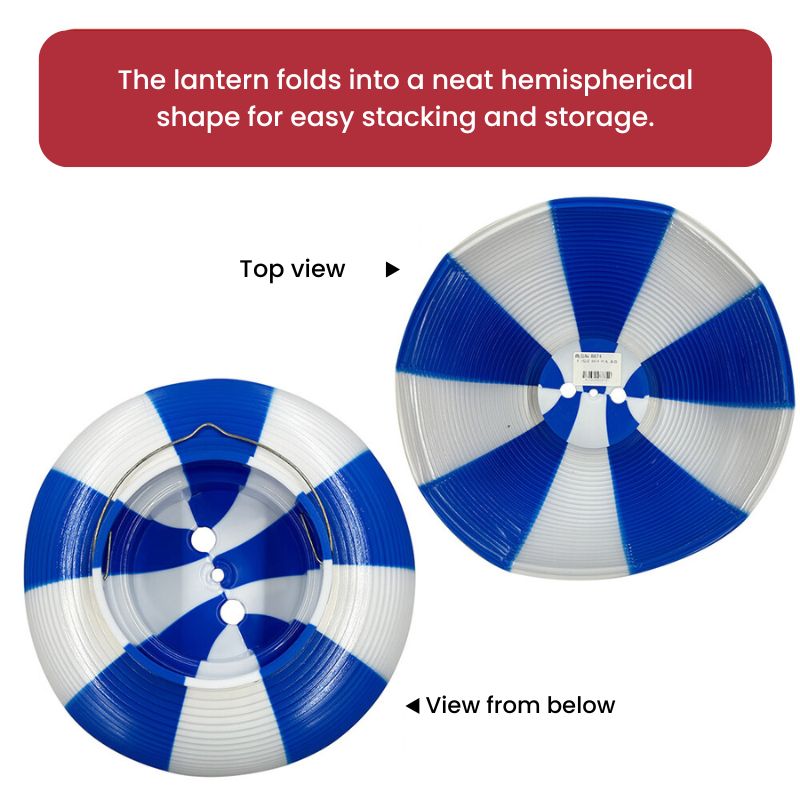 Japansk lykta - Blå Chochin