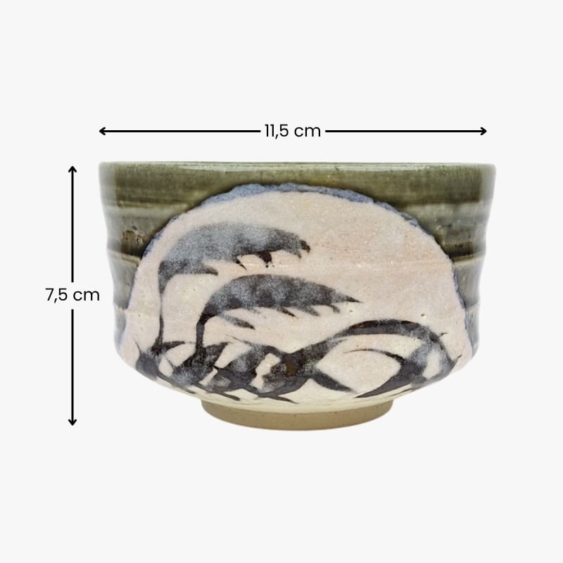 Oribe Ashi Japansk Matcha Skål