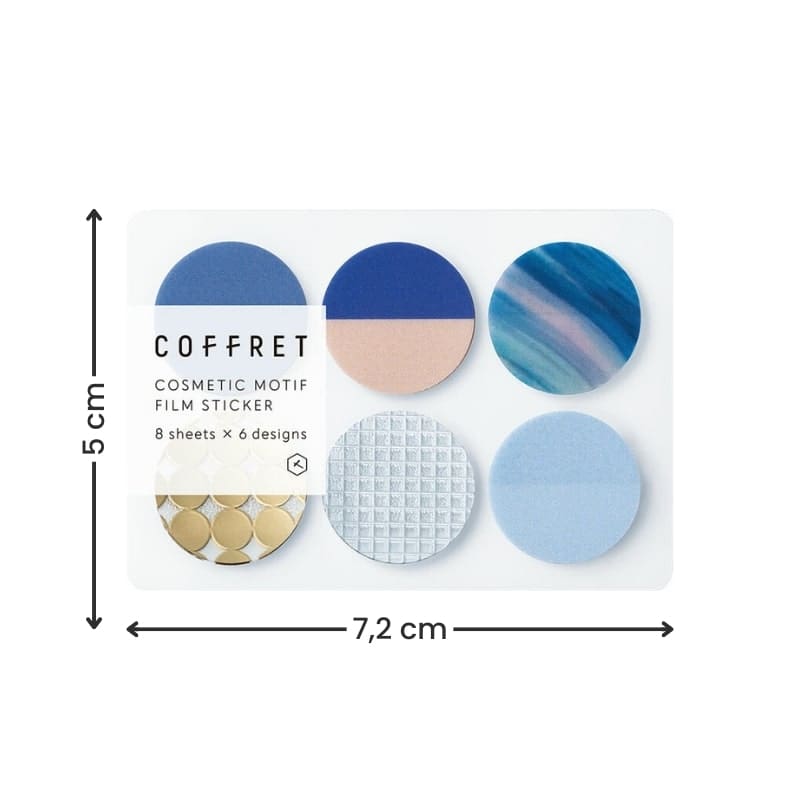 Cosmetic Horizon Blue Klistermärken