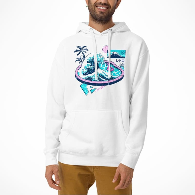 Den stora poolen i Kanagawa Japansk sweatshirt