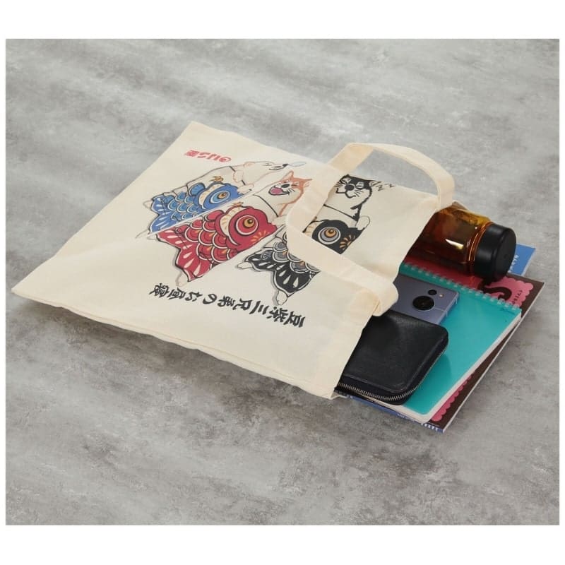 Elfenben Tote Bag Shiba Nobori