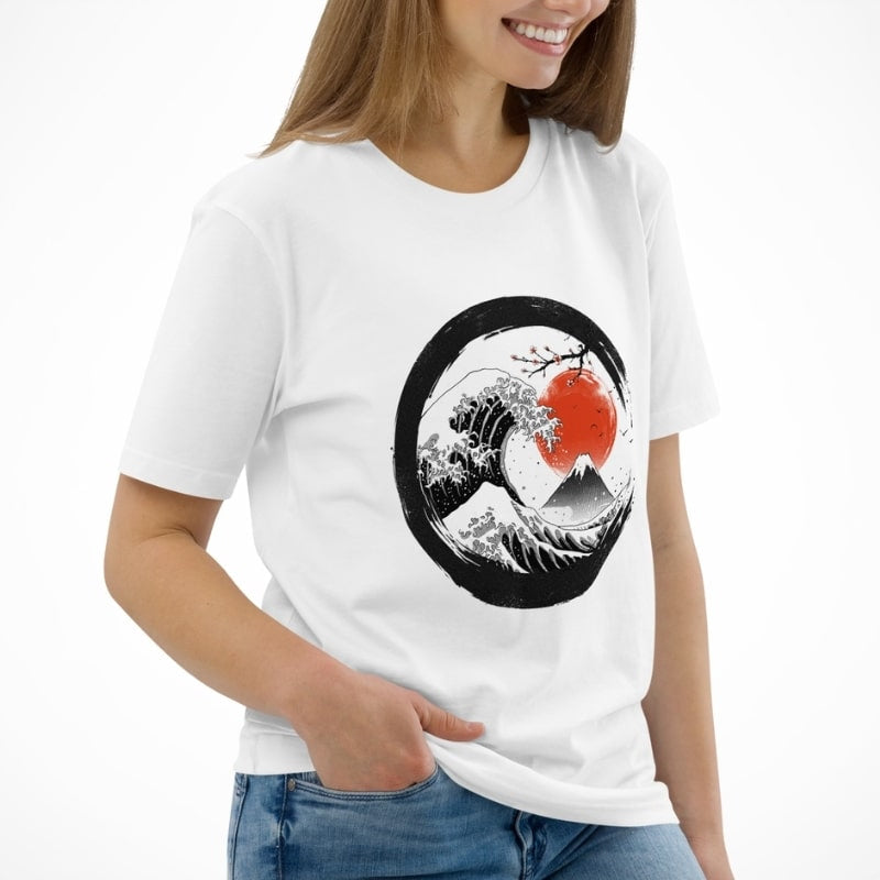 Enso Kanagawa Japansk T shirt