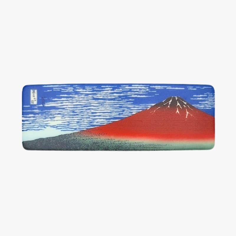 Fuji-berget Japanskt hårspänne Röd
