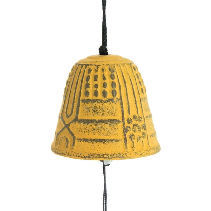 Furin Iwachu japanskt klockspel gult 4,5 cm