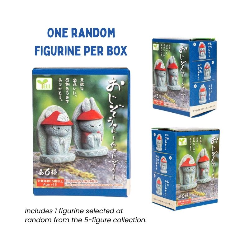 Gachaponfigur - Jizo-staty