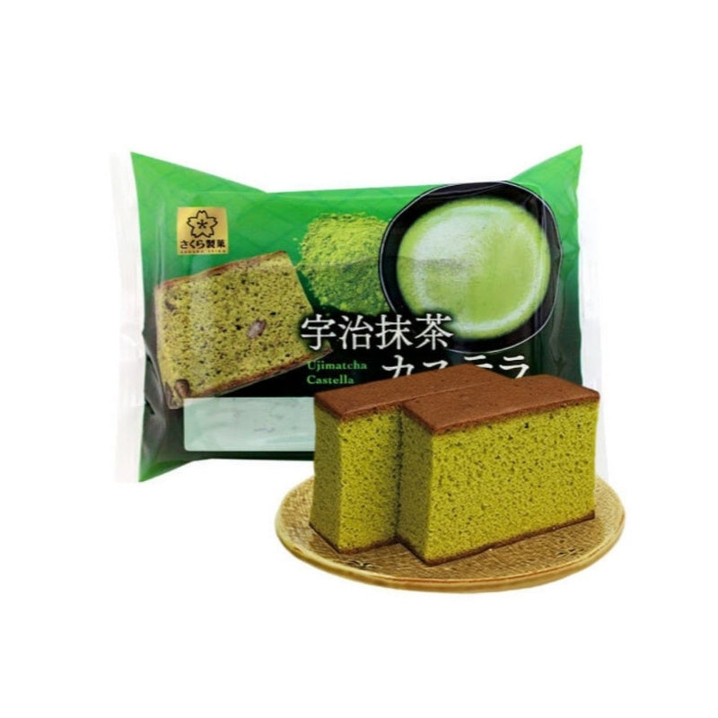 Castella Uji Matcha tårta