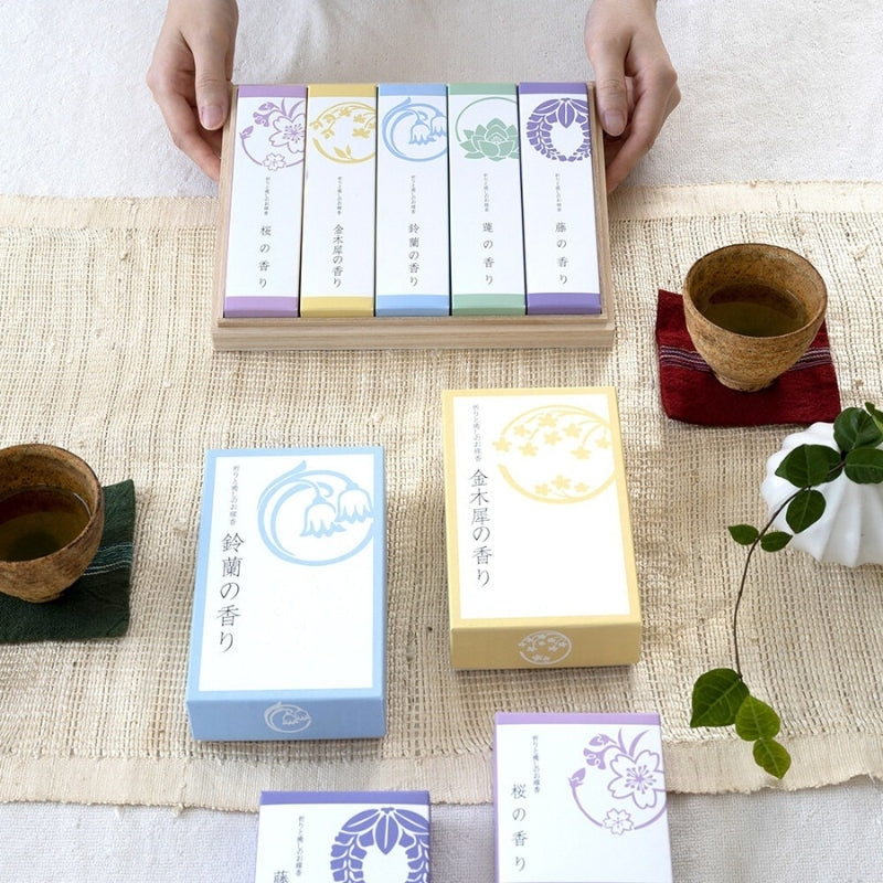 Giftset med naturlig japansk rökelse