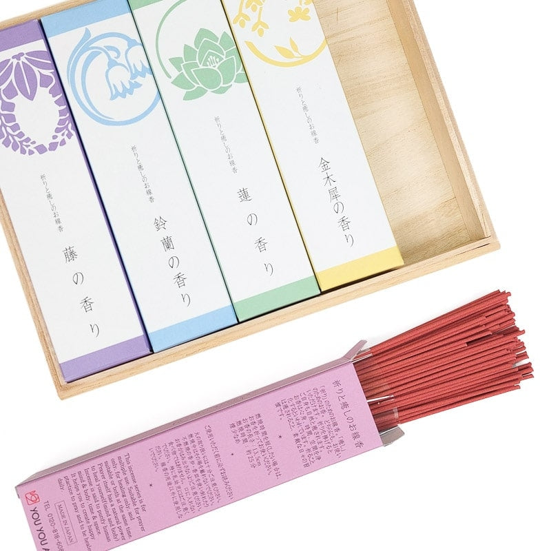 Giftset med naturlig japansk rökelse