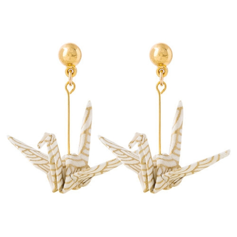 Golden Origami örhängen