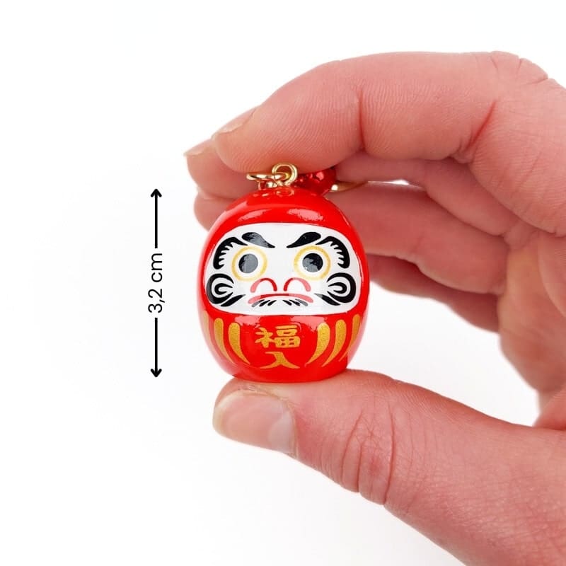 Grand Daruma nyckelring valfri färg
