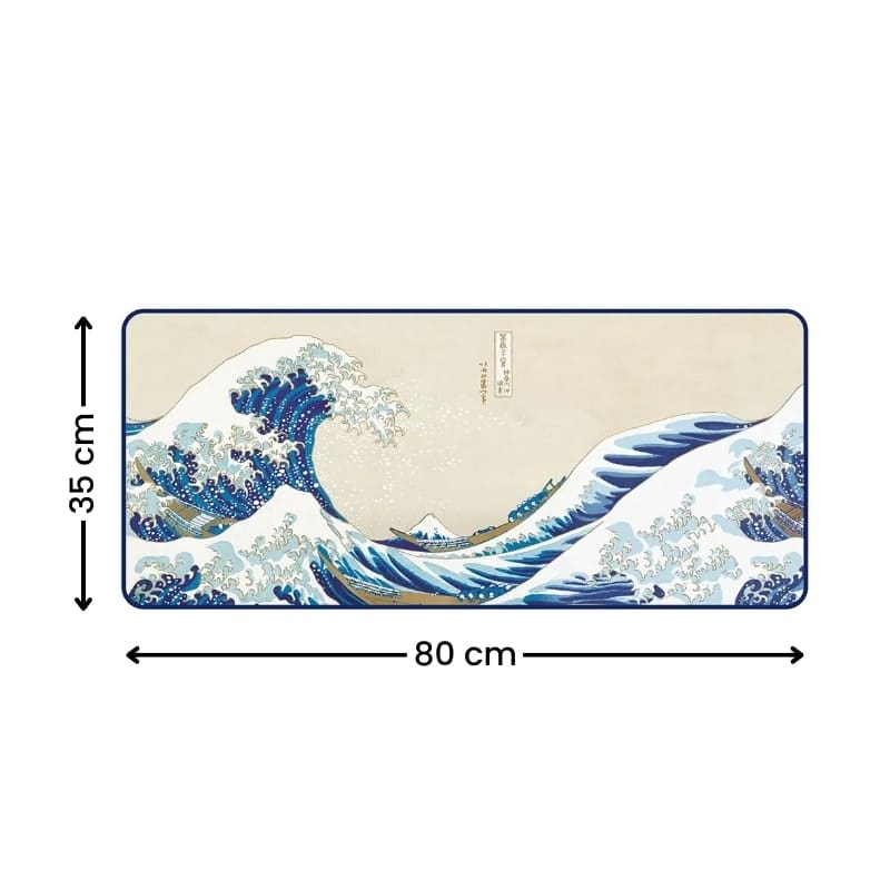 Grande Vague de Kanagawa skrivbordsmatta