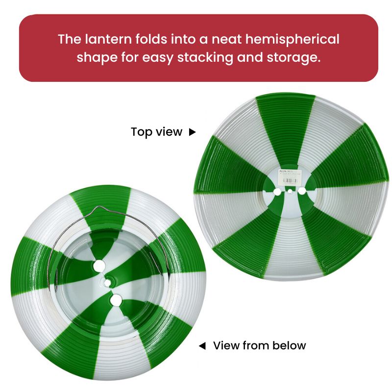 Japansk lykta - Grön Chochin
