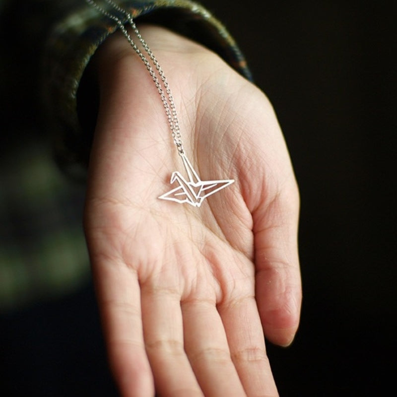 Halsband med japansk silvertrana