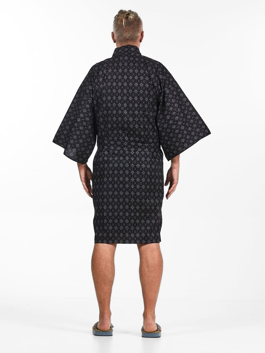 Happi Hishigata Kimono för män En storlek
