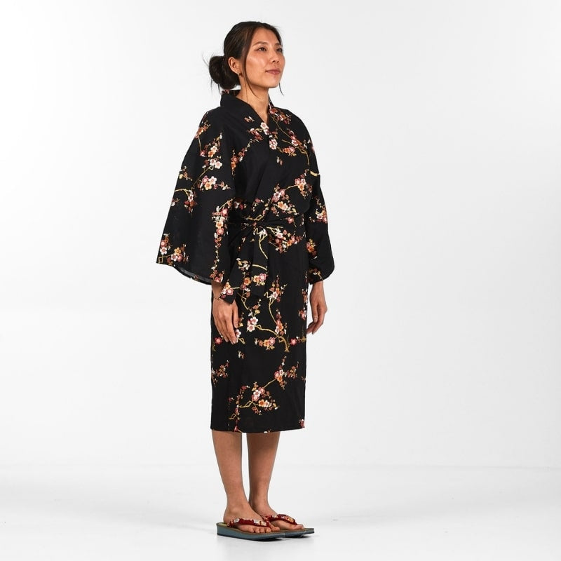 Happi Kimono för kvinnor Ōgonbai En storlek