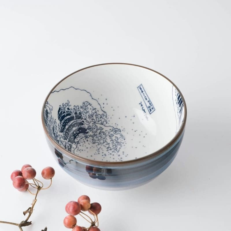 Hokusai japansk risskål