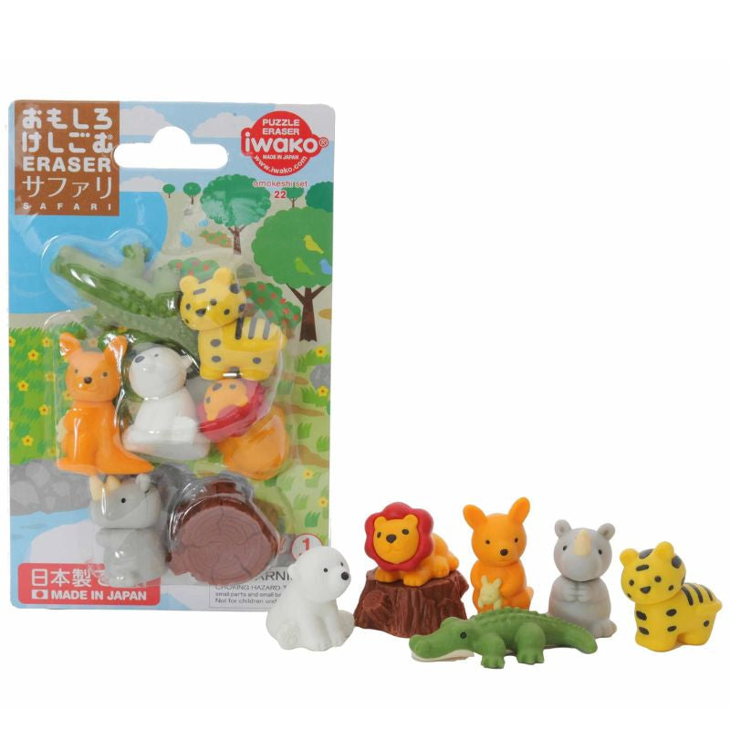 Iwako Safari Japanskt suddgummi
