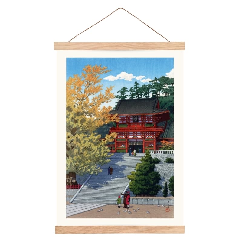 Japansk affisch - Kamakura Sanctuary A3