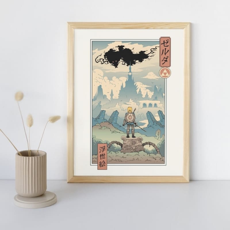 Japansk affisch Ukiyo-e - Legenden A3