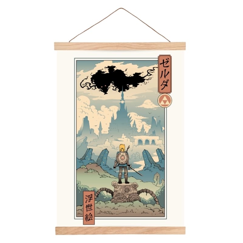 Japansk affisch Ukiyo-e - Legenden A3