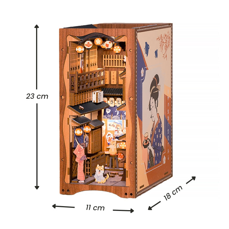 Japansk book nook Under the Sakura Tree