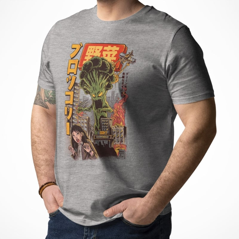Japansk Broccozilla T shirt