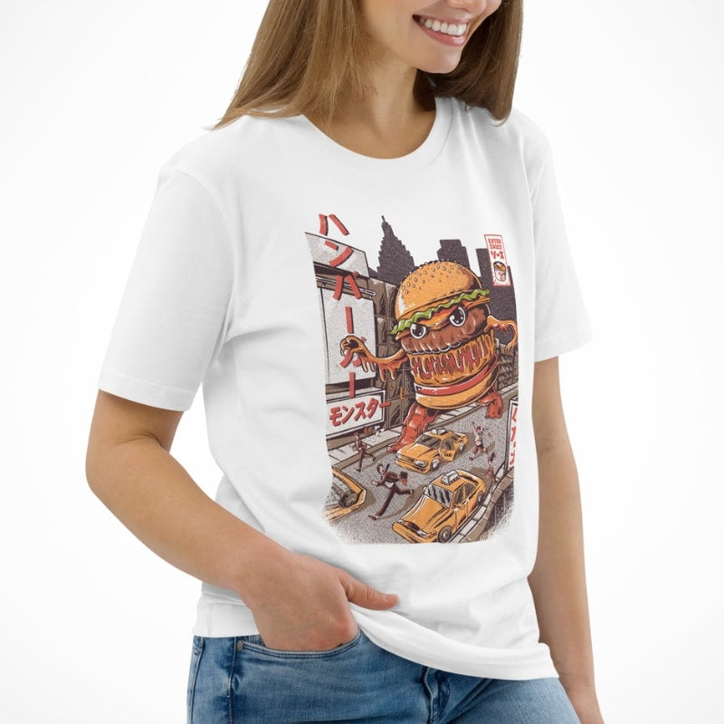 Japansk Burgerzilla T shirt