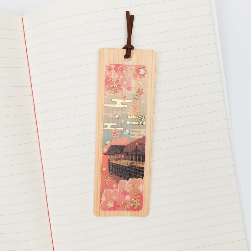 Japansk cypress Bookmark Kiyomizu Temple