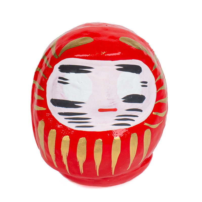 Japansk Daruma 6 cm - Flera Färger Röd