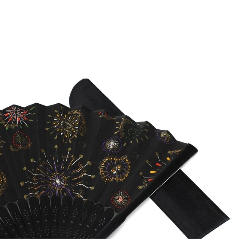 Japansk fan Yuzen Hanabi