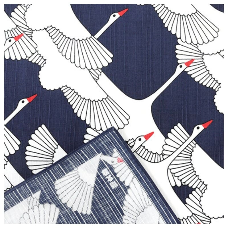 Japansk Furoshiki Shukuzuru 90x90 cm