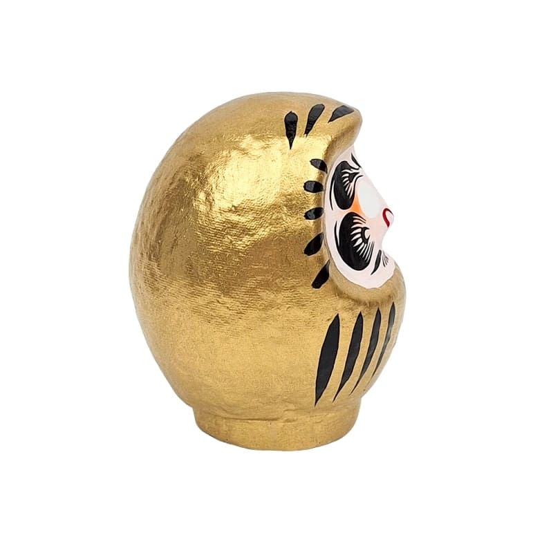 Japansk Golden Daruma 9 till 15 cm
