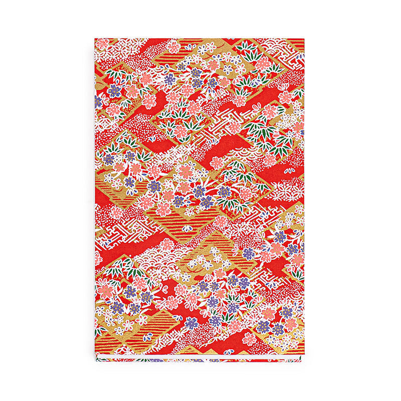 Japansk Goshuin Bok Mino Washi - Röd