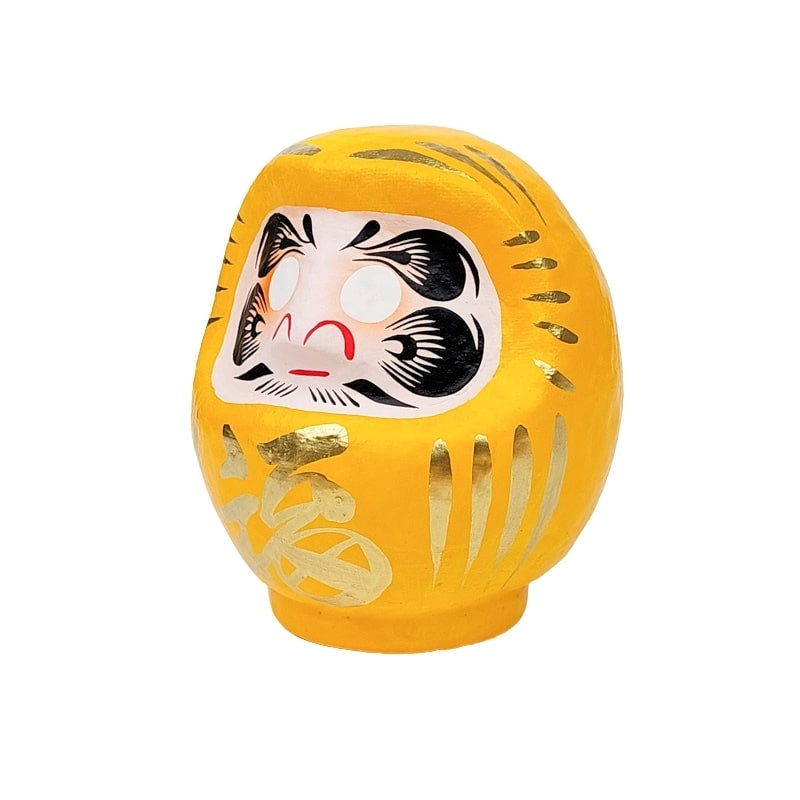 Japansk gul daruma 9 till 15 cm