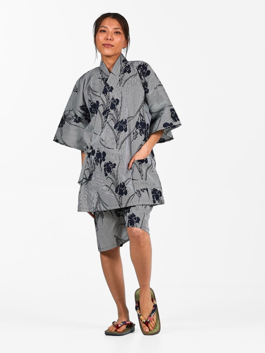 Japansk Jinbei för kvinnor - Iris