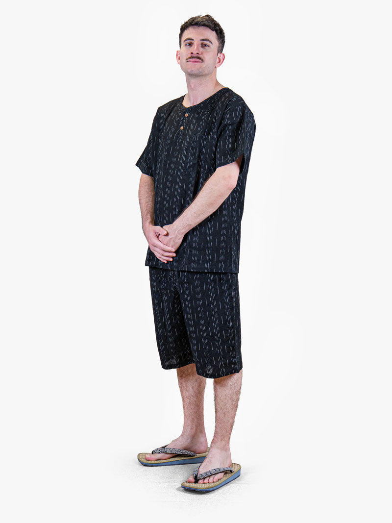 Japansk Jinbei Herr – Kuro