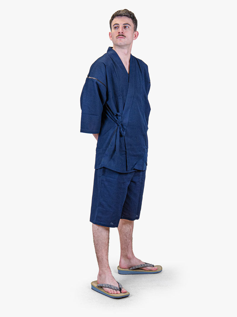 Japansk Jinbei Herr – Marinblå
