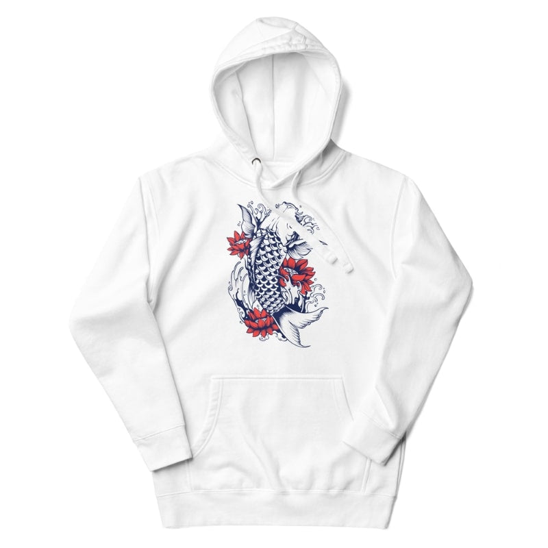 Japansk Karp Koi Sweatshirt S
