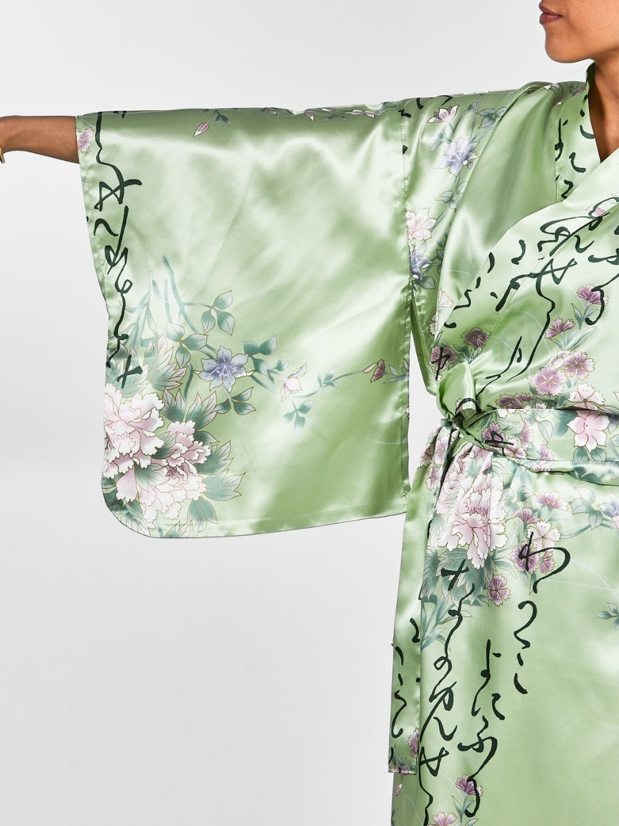 Japansk kimono för dam Shi to Hana En storlek