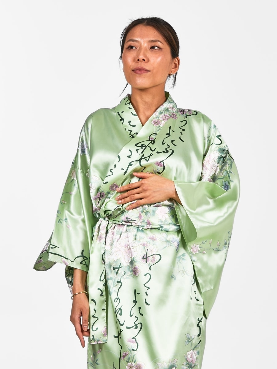 Japansk kimono för dam Shi to Hana En storlek